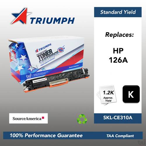 Remanufactured Skilcraft Toner, Black, Yield 1200 Remanufactured Skilcraft Toner, Black, Yield 1200