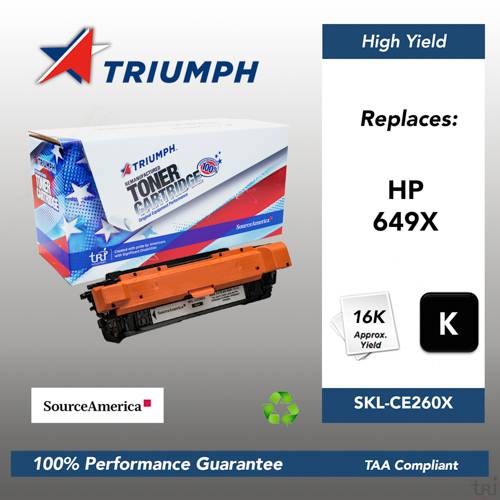Remanufactured Skilcraft High Yield Toner, Black, Yield 17000 Remanufactured Skilcraft High Yield Toner, Black, Yield 17000
