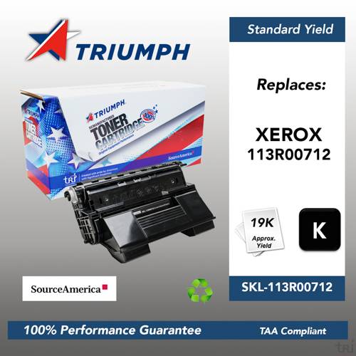 Remanufactured Skilcraft Toner, Black, Yield 19000 Remanufactured Skilcraft Toner, Black, Yield 19000