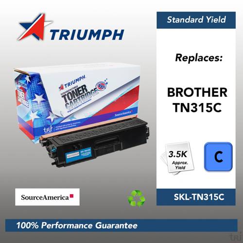 Remanufactured Skilcraft High Yield Toner, Cyan, Yield 3500 Remanufactured Skilcraft High Yield Toner, Cyan, Yield 3500