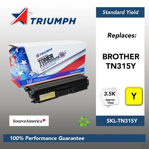 Remanufactured Skilcraft High Yield Toner, Yellow, Yield 3500 Remanufactured Skilcraft High Yield Toner, Yellow, Yield 3500