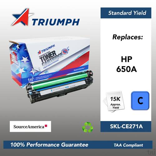 Remanufactured Skilcraft Toner, Cyan, Yield 15000 Remanufactured Skilcraft Toner, Cyan, Yield 15000