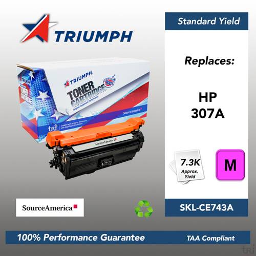 Remanufactured Skilcraft Toner, Magenta, Yield 7300 Remanufactured Skilcraft Toner, Magenta, Yield 7300