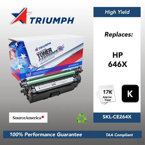 Remanufactured Skilcraft Toner, Black, Yield 17000 Remanufactured Skilcraft Toner, Black, Yield 17000