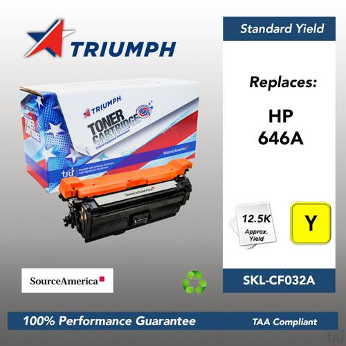 Remanufactured Skilcraft Toner, Yellow, Yield 12500 Remanufactured Skilcraft Toner, Yellow, Yield 12500
