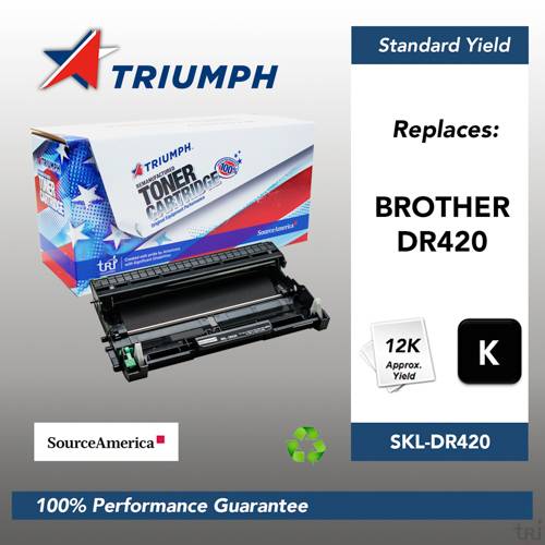 Remanufactured Skilcraft Drum Unit, Black, Yield 12000 Remanufactured Skilcraft Drum Unit, Black, Yield 12000