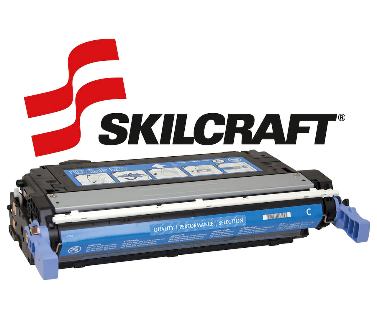 Remanufactured Skilcraft Toner, Cyan, Yield 7500