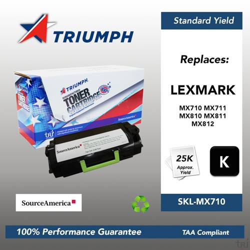 Remanufactured Skilcraft High Yield Toner, Black, Yield 25000 Remanufactured Skilcraft High Yield Toner, Black, Yield 25000