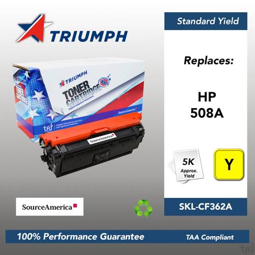 Remanufactured Skilcraft Toner, Yellow, Yield 5000 Remanufactured Skilcraft Toner, Yellow, Yield 5000