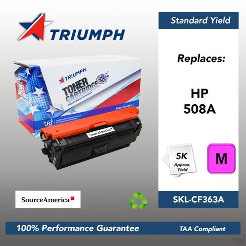 Remanufactured Skilcraft Toner, Magenta, Yield 5000 Remanufactured Skilcraft Toner, Magenta, Yield 5000