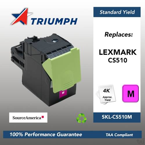 Remanufactured Skilcraft Toner, Magenta, Yield 4000 Remanufactured Skilcraft Toner, Magenta, Yield 4000