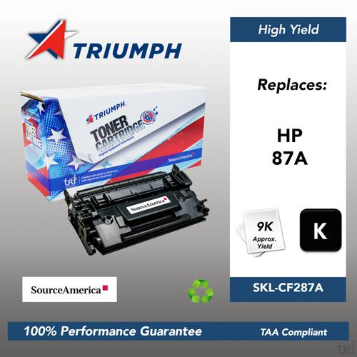 Remanufactured Skilcraft High Yield Toner, Black, Yield 18000 Remanufactured Skilcraft High Yield Toner, Black, Yield 18000