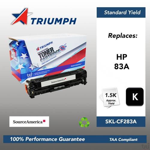 Remanufactured Skilcraft Toner, Black, Yield 1500 Remanufactured Skilcraft Toner, Black, Yield 1500