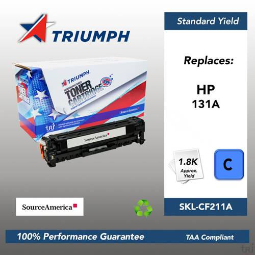 Remanufactured Skilcraft Toner, Cyan, Yield 1800