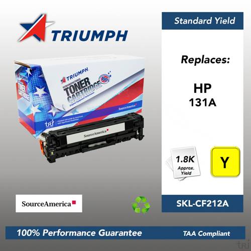Remanufactured Skilcraft Toner, Yellow, Yield 1800 Remanufactured Skilcraft Toner, Yellow, Yield 1800