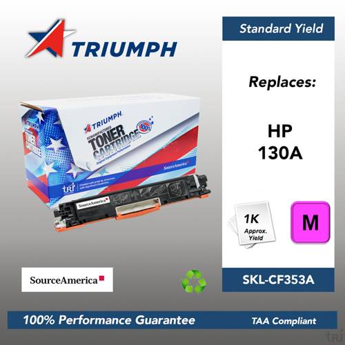 Remanufactured Skilcraft Toner, Magenta, Yield 1000 Remanufactured Skilcraft Toner, Magenta, Yield 1000
