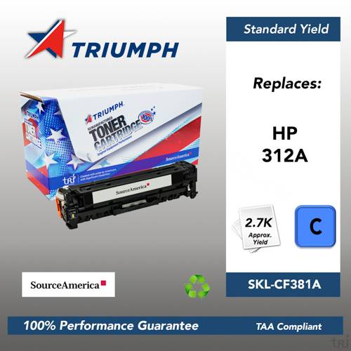 Remanufactured Skilcraft Toner, Cyan, Yield 2700