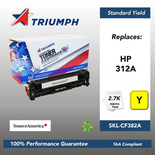 Remanufactured Skilcraft Toner, Yellow, Yield 2700 Remanufactured Skilcraft Toner, Yellow, Yield 2700