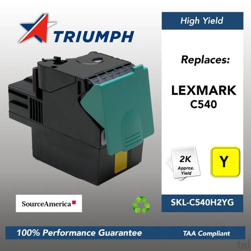 Remanufactured Skilcraft High Yield Toner, Yellow, Yield 1000 Remanufactured Skilcraft High Yield Toner, Yellow, Yield 1000
