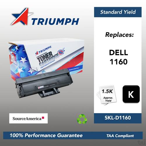 Remanufactured Skilcraft Toner, Black, Yield 1500