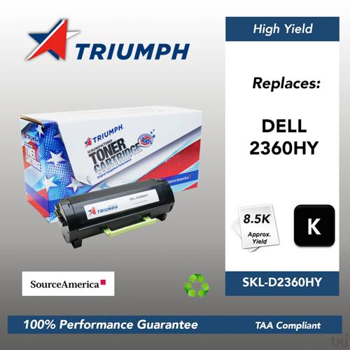 Remanufactured Skilcraft High Yield Toner, Black, Yield 8500 Remanufactured Skilcraft High Yield Toner, Black, Yield 8500