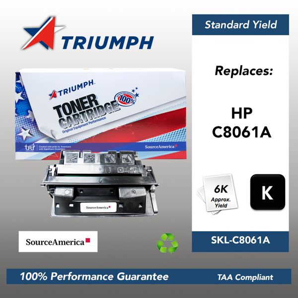 Remanufactured Skilcraft Toner, Black, Yield 6000 Remanufactured Skilcraft Toner, Black, Yield 6000