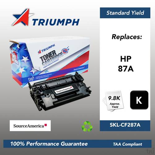 Remanufactured Skilcraft Toner, Black, Yield 9000 Remanufactured Skilcraft Toner, Black, Yield 9000