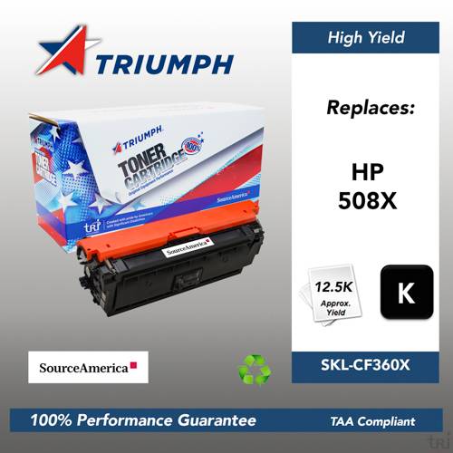 Remanufactured Skilcraft Toner, Black, Yield 12500 Remanufactured Skilcraft Toner, Black, Yield 12500