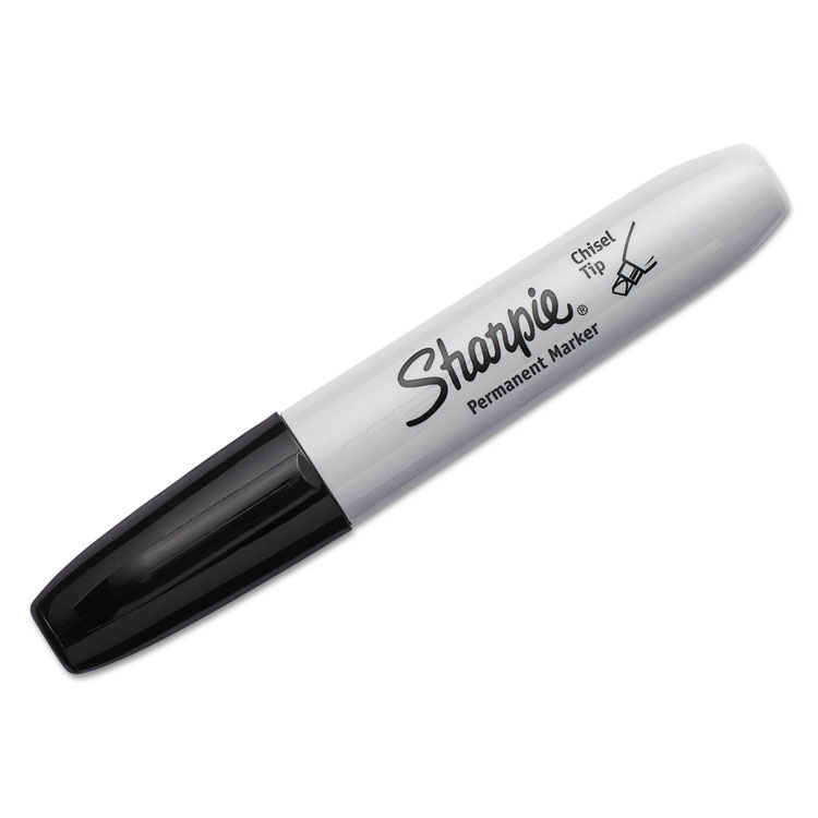 MARKER,SHARPIE CHISEL,BK