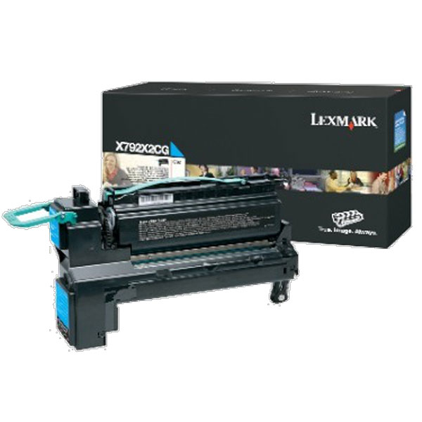 Lexmark Extra High Yield Cyan Toner Cartridge (20000 Yield) (For Use in Model X792/XS796) Lexmark Extra High Yield Cyan Toner Cartridge (20000 Yield) (For Use in Model X792/XS796)
