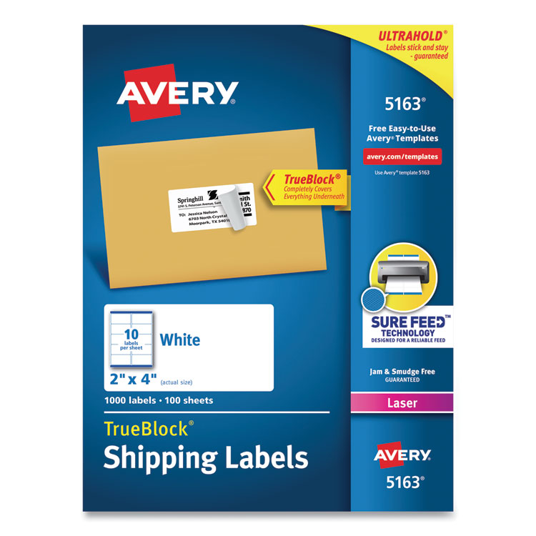 Avery Shipping Labels