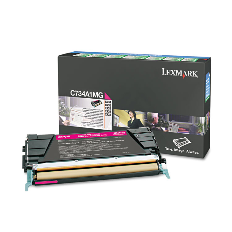 C734 C736 X734 X736 X738 Series Magenta Return Program Toner (6 000 YIELD)