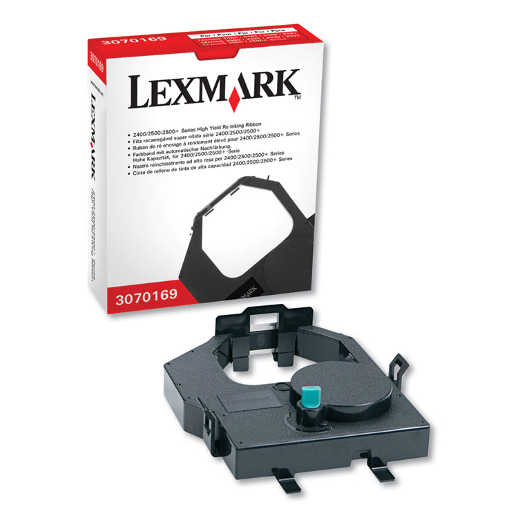 Lexmark High Yield Black Re-Inking Printer Ribbon (8M Characters) Lexmark High Yield Black Re-Inking Printer Ribbon (8M Characters)