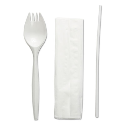 UTENSIL,SPORK,NAP,STRW,WH