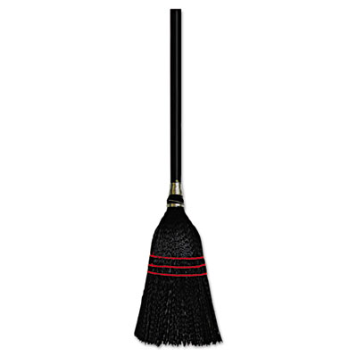 BROOM,PLAS LOBBY,38"L, BK