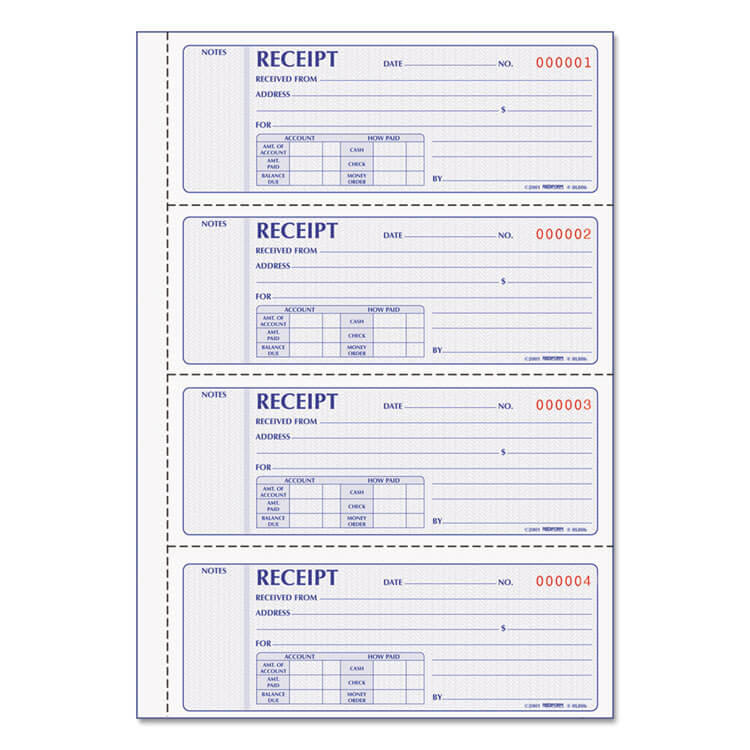 BOOK,MONEY REC DUP 4PG