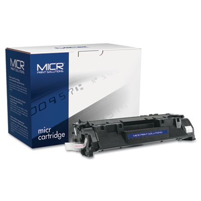 Remanufactured MICR Print Solutions Magnetic Ink Character Recognition Toner, Black, Yield 2300