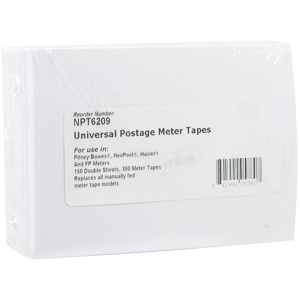 Remanufactured NuPost Postage Meter Tapes, Black, Yield 300 Remanufactured NuPost Postage Meter Tapes, Black, Yield 300