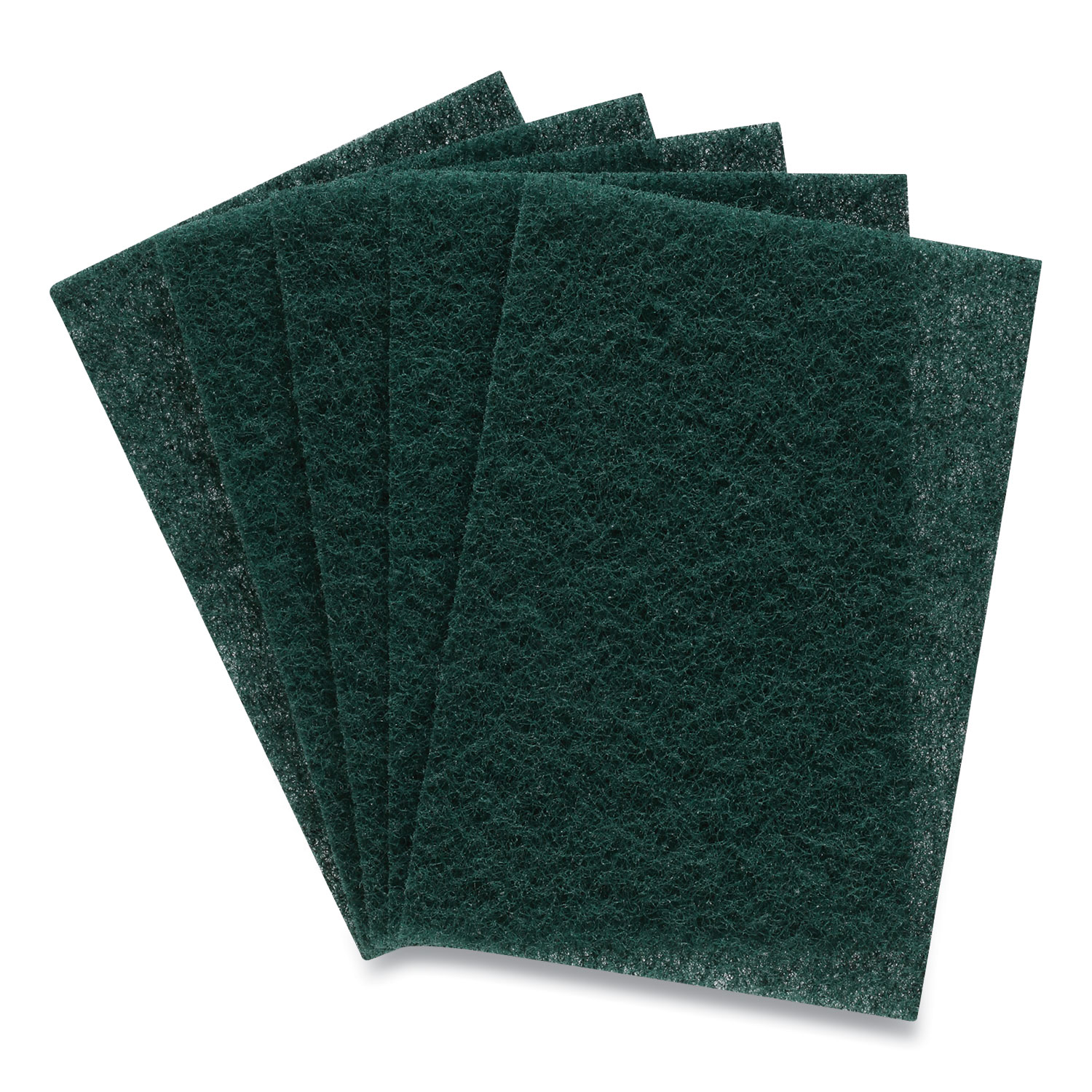 SCOURING PAD, MEDIUM GRADE, NYLON, GREEN