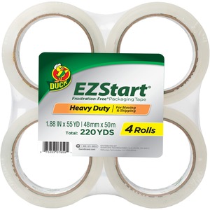 DUCK EZ Start Crystal Clear Packaging Tape