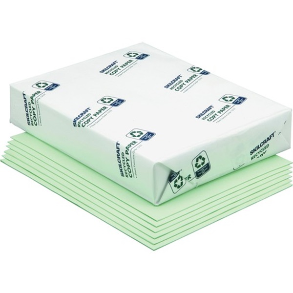 AbilityOne Copy Paper 8.5x11, Green, RM