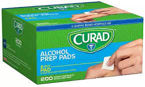 Swab Alcohol Curad Sterile 1 Inch X 1 Inch 200 Bx