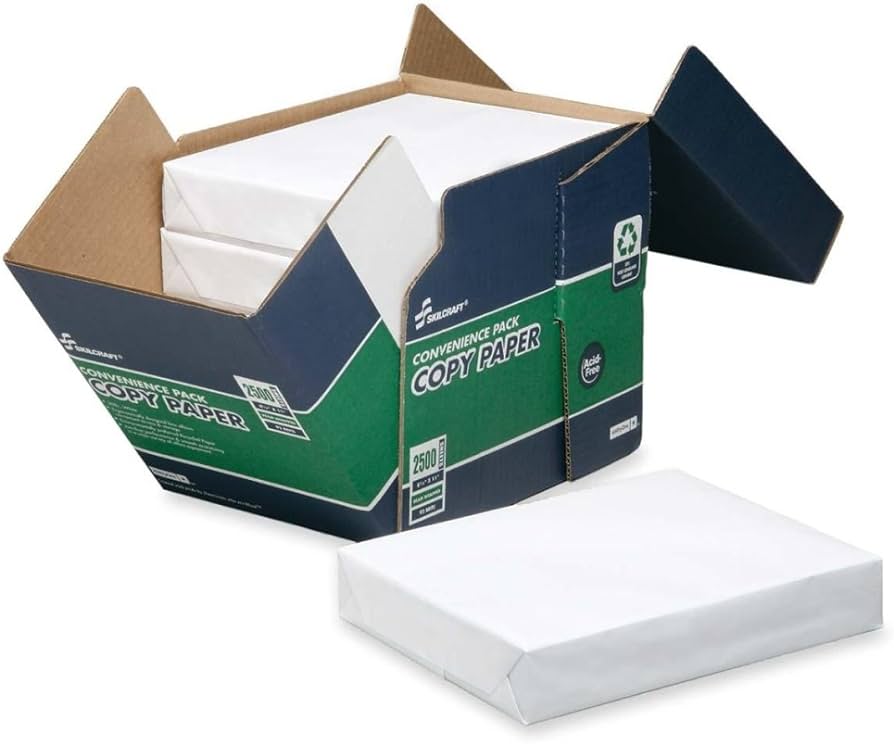 AbilityOne Convenience Pack Copy Paper, 5/RM