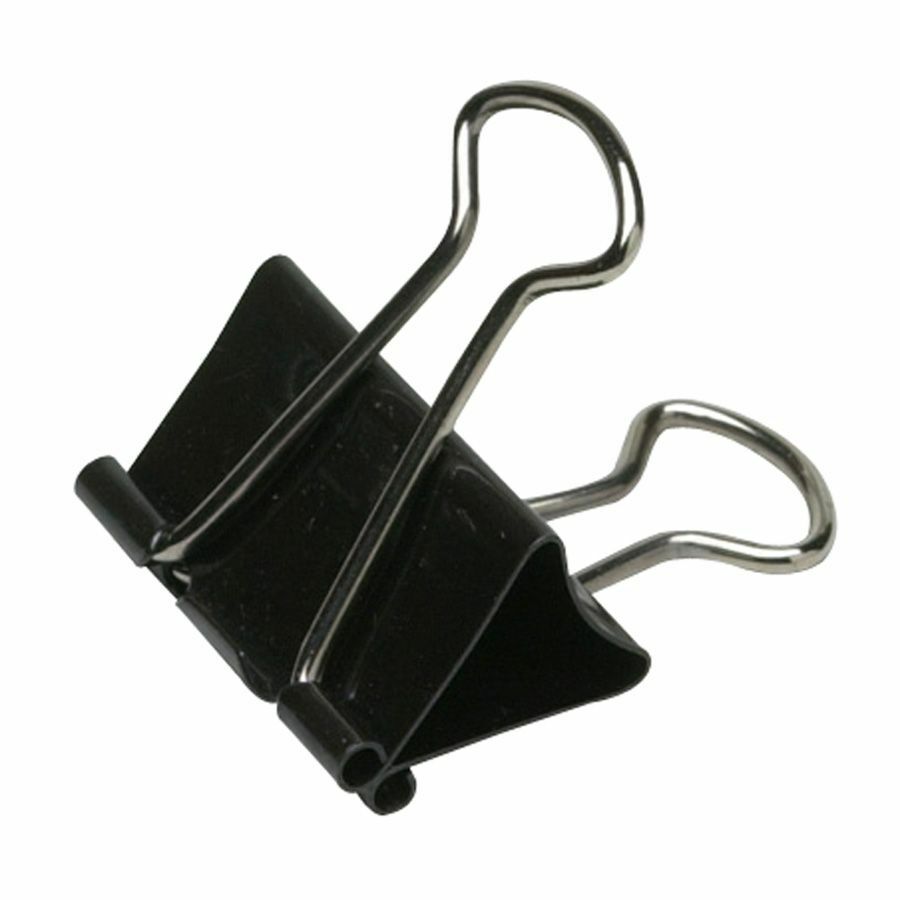 BINDER CLIP, TEMPERED STEEL WIRE, 1/4" C