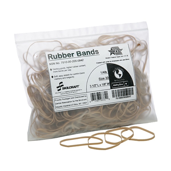 RUBBER BAND, SIZE 33 1/4LB