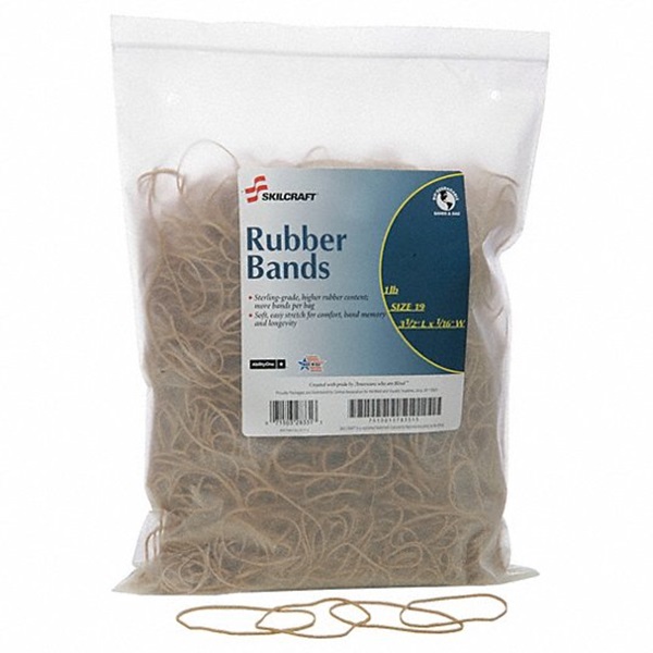RUBBER BANDS, SIZE 54, ASSORTED SIZES, 1
