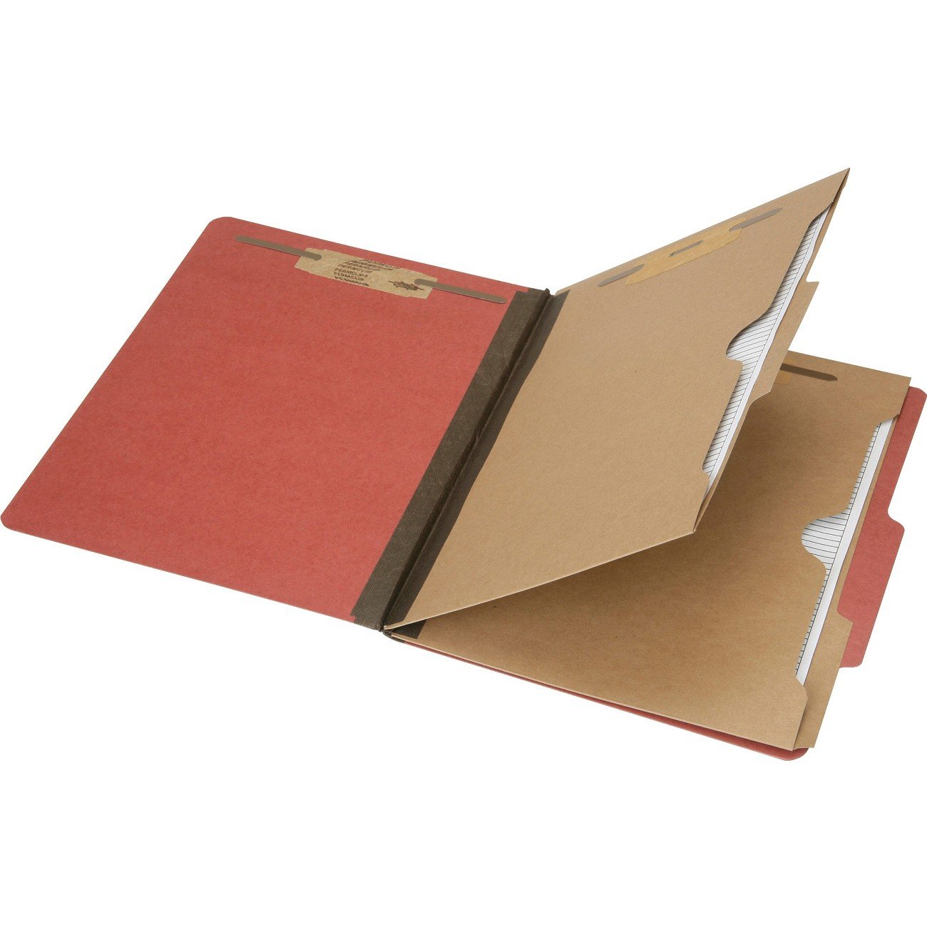 CLASSIFICATION POCKET FOLDER, 6-SECTION,