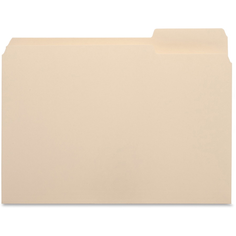 SINGLE TAB FILE FOLDER, 1/3 CUT, 1ST POS