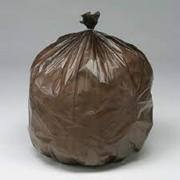 30X36 BIODEGRADE BAG 30GL BRWN