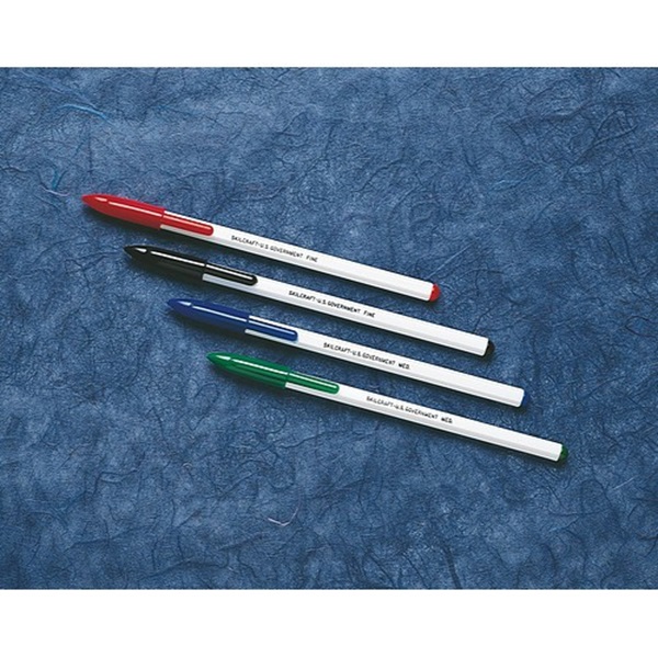 STICK PEN RED INK,FINE POINT